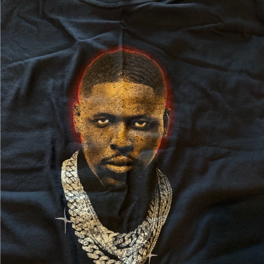 4 Hunnid Black Graphic Tee